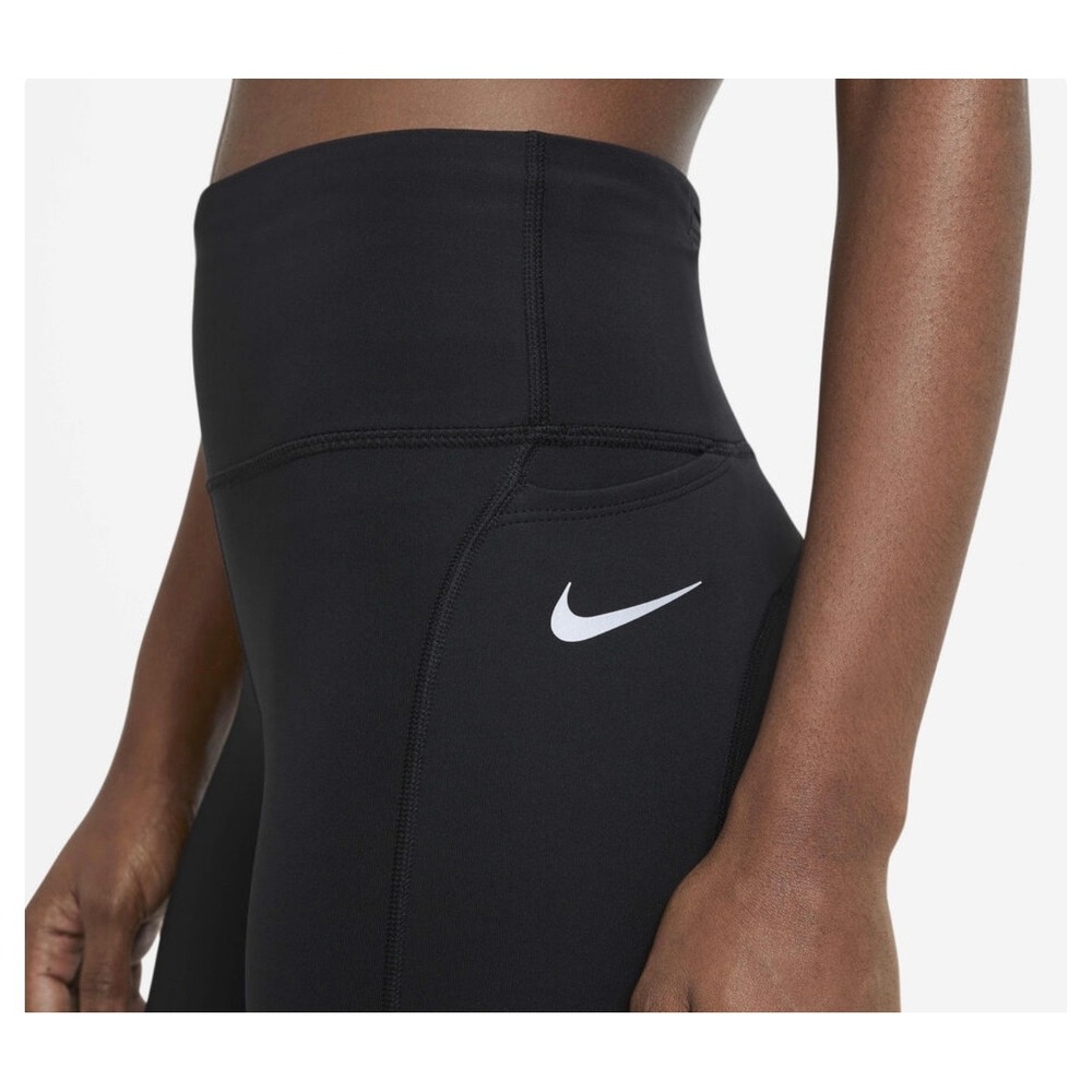 Nike Fast Women's XS Leggings Black Mid Rise Full Length NEW